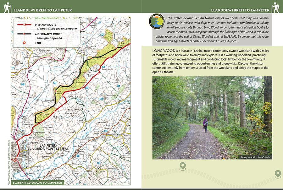 Sample page from guidebook